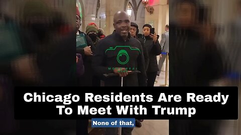 Black Chicago Voters Are Ready to Meet With Trump After The City Started Giving $9K To illegals.
