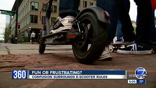 Electric Scooters still causing some confusion in Denver