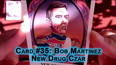 The Drug War Trading Cards, Card #35: Bob Martinez: New Drug Czar [ASMR]