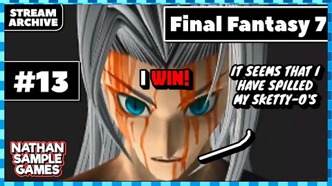 I WIN! - Final Fantasy 7 #13 - Nathan Plays LIVE!