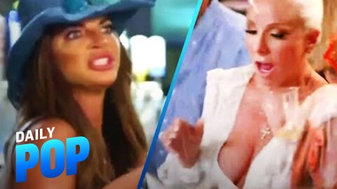 RHONJ Exclusive: Teresa Giudice THROWS Drinks at Margaret | Daily Pop | E! News