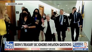 Treasury Secretary Janet Yellen Ignores Inflation Questions