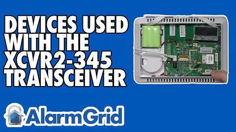 Devices Used With a 2GIG XCVR2-345 Transceiver on a Go!Control GC2