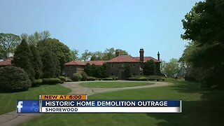 Outrage grows over Milwaukee Co. Executive Chris Abele's plan to demolish historic Shorewood mansion