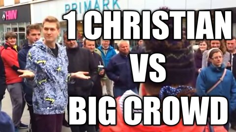 Street Preacher vs Big Crowd