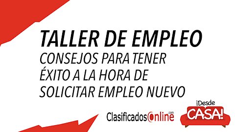 Taller de Empleo - Consejos para conseguir el empleo que quieres