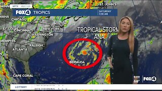 Subtropical Storm Ana develops in the Atlantic