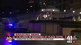 4 Teens shot in Country Club Plaza hotel