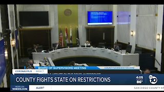 County fights state on restrictions