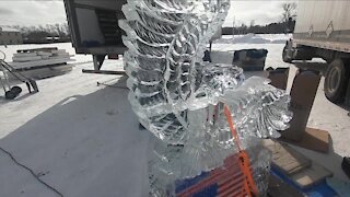 World Champion ice carver brings his artistry to the Fairgrounds