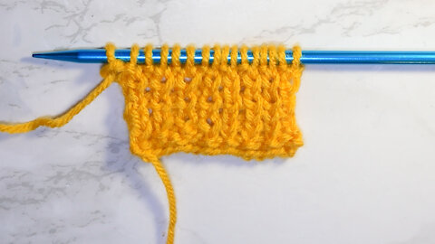 How to Knit the 1 x 1 Rib Stitch