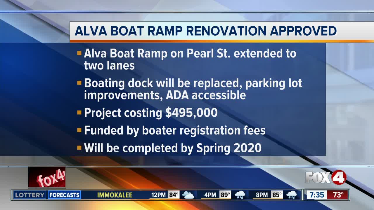 Alva boat ramp renovation approved