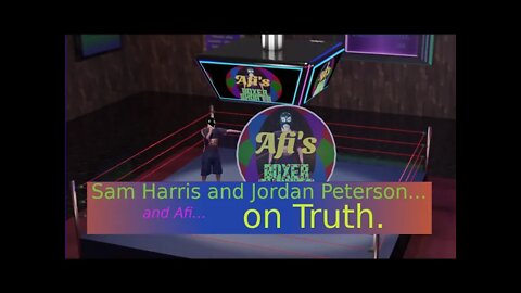 Sam Harris & Jordan Peterson Dance while Afi Defines/Destroys Truth. Afi's Boxer Shorts.