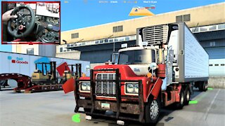 Mack R series Semi truck Maneuvering ATS gameplay
