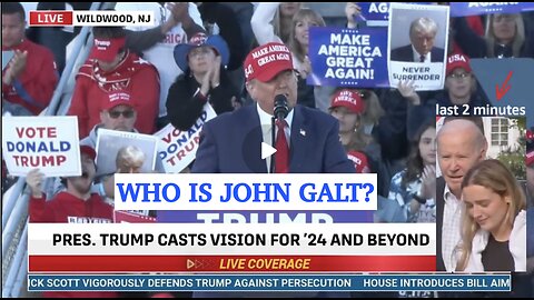 POTUS Trump & biden Held Rallies in NJ: 80K Came 4 Trump, 8 woke ones Came 4 BYDON JGANON SGANON