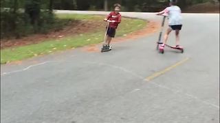 Scooter Ride Gone Wrong
