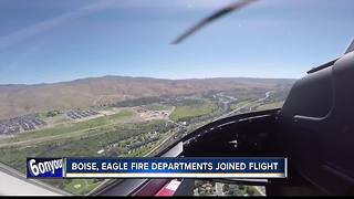 Aerial tour helps Boise, Eagle firefighters plan for wildfire season
