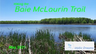 The Trail across Baie McLaurin in Gatineau, Quebec