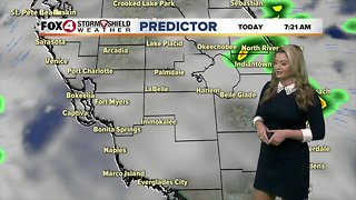 FORECAST: Few AM Showers Monday