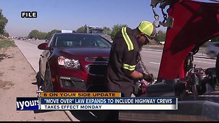 "Move over" law expanding to include highway crews