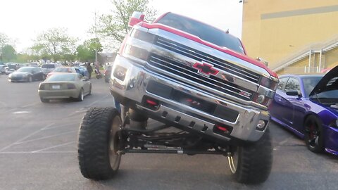 Drive In Block Party!! Challengers, Lamborghini And Big Boy Trucks!! (2024)