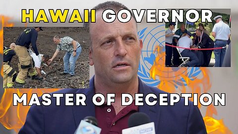 HAWAII GOVERNOR -- Are these STAGED ACCIDENTS???