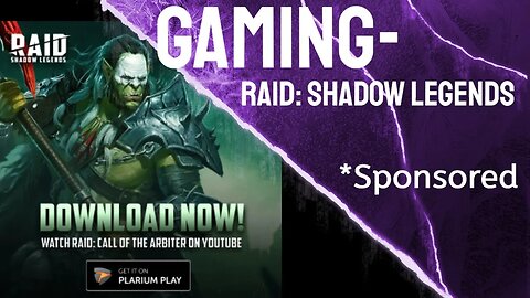 Raid: Shadow Legends fun! #ad #sponsored !raid