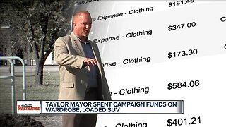 Taylor mayor spent thousands in campaign funds on wardrobe, loaded SUV