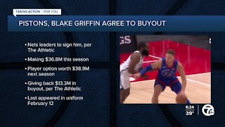 Pistons, Blake Griffin agree to buyout