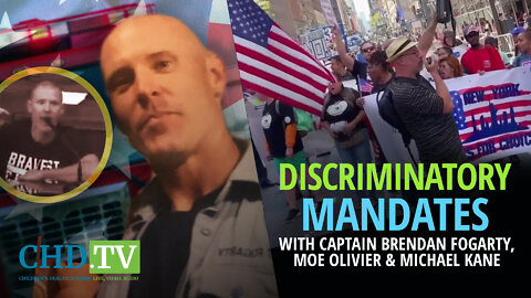 NYC Fire Captain Brendan Fogarty + Michael Kane + Moe Olivier discuss being fired over mandates