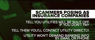 Scammers claiming to be with utility companies