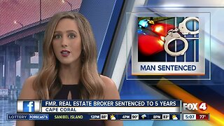 Former real estate broker sentenced to nearly 6 years for fraud