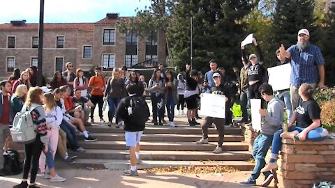 Preaching To Potheads, Perverts and Hypocrites at UC-Boulder | Open Air Preacher Kerrigan Skelly