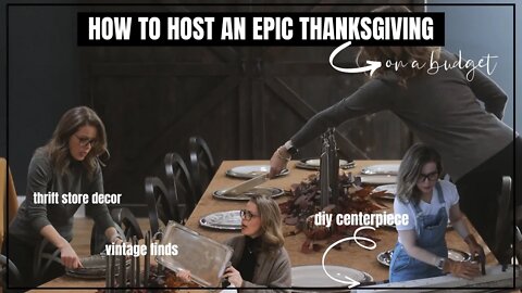 🦃 Host EPIC Thanksgiving on Budget! Tablescape + Thrift Store Décor + Thanksgiving Décor Ideas