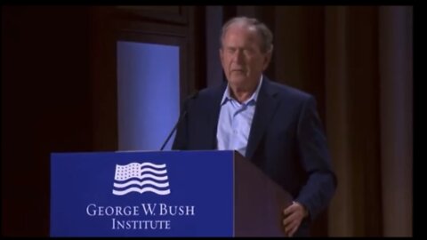 George W. Bush Speaks On Ukraine: Innocent mistake or Freudian Slip?
