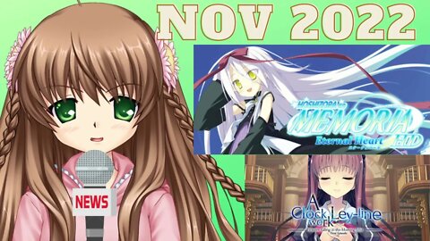 Visual Novel Monthly Recap - November 2022 News (ft. Hoshimemo + Leyline)