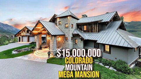 Inside $15,000,000 Colorado Mountain Mega Mansion