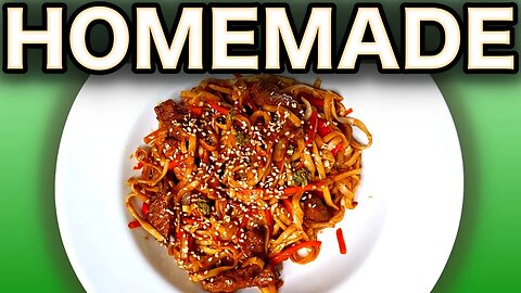 How to make Chinese food [pork lo mein]