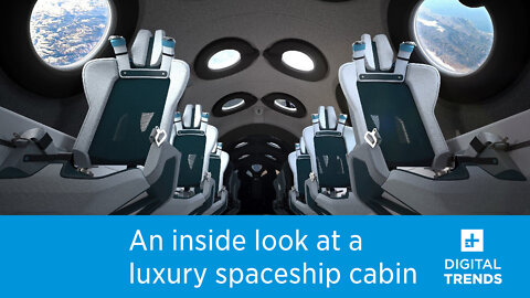 This is what the cabin of Virgin Galactic’s SpaceShipTwo vehicle will look like