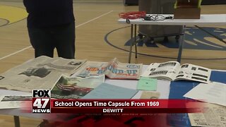 Local elementary school goes back in time with 1969 time capsule
