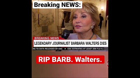 WALTERS HAS DIED #rip #breakingnews