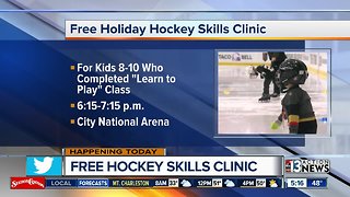 Free hockey skills clinic for kids