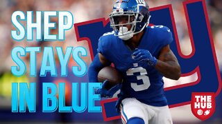 Sterling Shepard Restructures Contract to stay w/ NYG | Giants CUT Riley Dixon