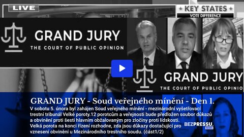 GRAND JURY - Soud veřejného mínění - Den 1.