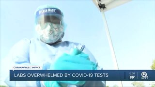 Florida labs 'inundated’ with coronavirus tests