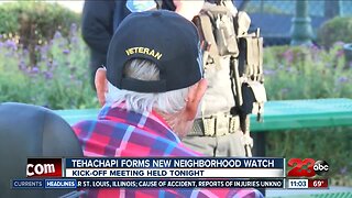 Tehachapi resident band together for new neighborhood watch