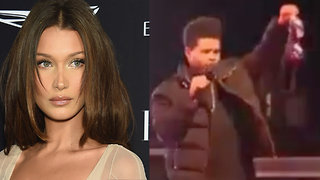 The Weeknd Caught Holding Another Woman's Bra: Bella Hadid Gives Him Death Stare