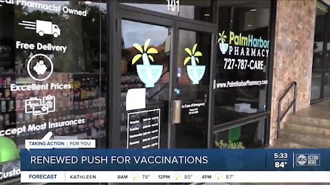 Palm Harbor Pharmacy prepares for renewed COVID-19 vaccine demand as delta variant spreads