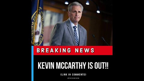 🚨 BREAKING: Kevin McCarthy is OUT as Speaker! Watch!