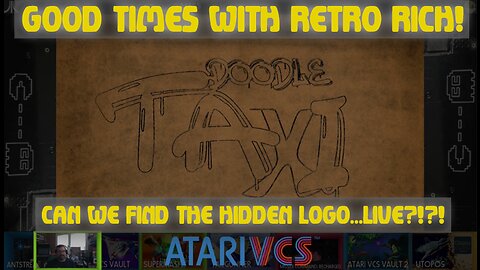 Doodle Taxi and the Quest for the Logo ... Atari VCS ... LIVE!